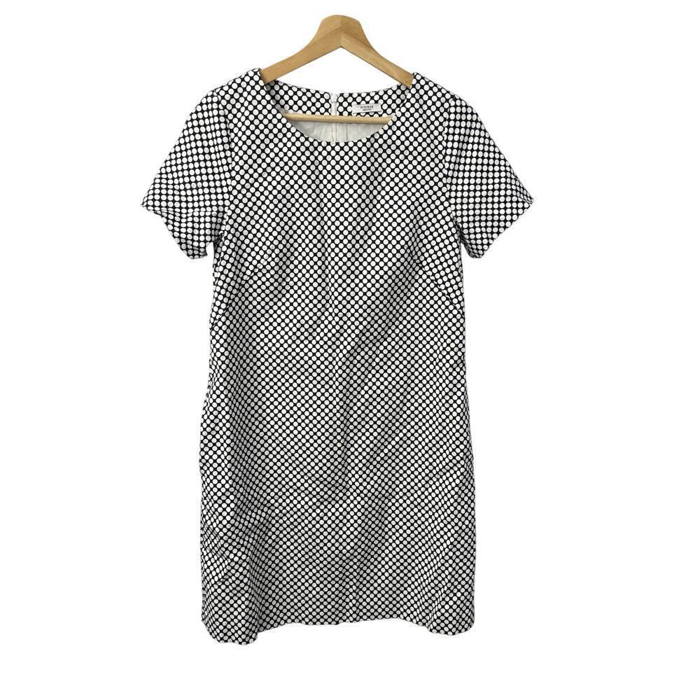 Peserico Polka Dot Shift Dress Size 6